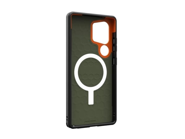 Urban Armor Gear Civilian, suojakuori, Samsung, Galaxy S25 Ultra, 17,3 cm (6.8"), Oliven, oranssi