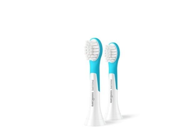 Philips Sonicare For Kids HX6032 - Utskiftningsbørstehode - for tannbørste - white/sea (en pakke 2)