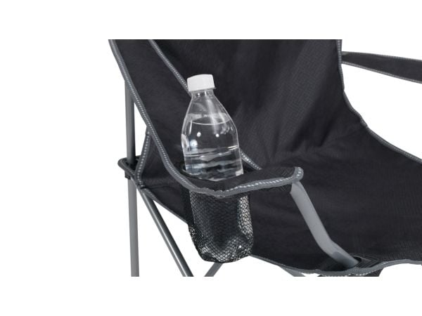 Easy Camp Spruce Arm Chair Ink Black, 110 kg, Campingstol, 4 ben, 2,4 kg, Polyester, Svart