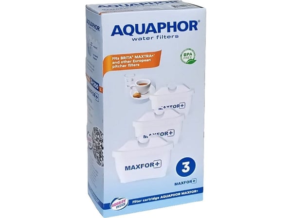 Aquaphor Maxfor+ vannfilter, 3 stk