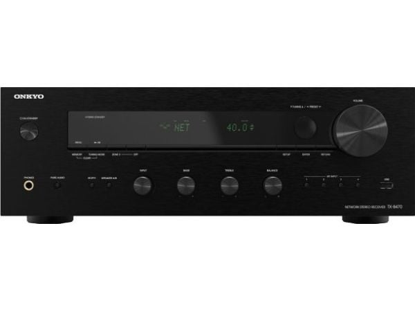 ONKYO TX-8470, 110 W, 2.0 kanaler, Stereo, 0,08%, 8 O, 20 - 20000 Hz