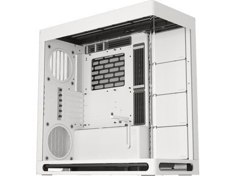 HAVN HS 420 - Mid tower gaming - utvidet ATX (E-ATX) - sidepanel med vindu (herdet glass) - ingen strømforsyning (ATX) - hvit - USB/Audio/Mic