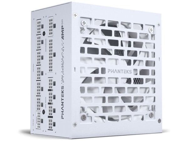 Phanteks AMP PH-P1200GH - Strømforsyning (intern) - helt modulær - ATX12V 3.1 - 80 PLUS Platinum - AC 100-240 V - 1200 watt - Europa - hvit