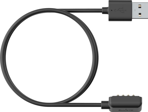 Suunto - Lade-/datakabel - USB hann til terminal (magnet) - svart