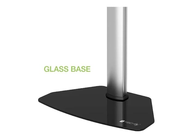 Techly ICA-TR51, 165,1 cm (65"), 400 x 200 mm, 600 x 400 mm, 90°, Aluminium, Sort, Sølv