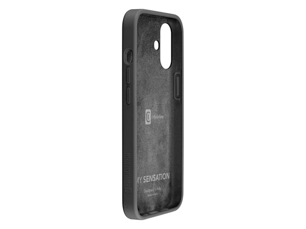 Cellularline 8018080482571, Suojus, Apple, iPhone 16 Plus, 17 cm (6.7"), musta
