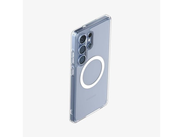Spigen Ultra Hybrid (MagFit), Suojus, Samsung, Galaxy S25 Ultra, 17,5 cm (6.9"), Läpinäkyvä, Valkoinen
