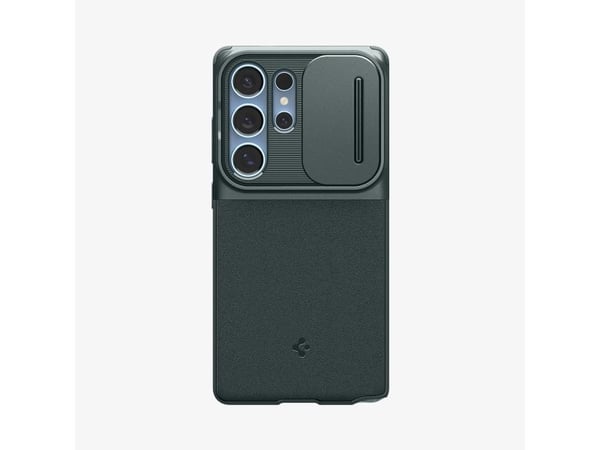 Spigen Optik Armor, deksel, Samsung, Galaxy S25 Ultra, 17,5 cm (6,9"), grønn