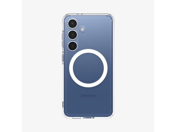 Spigen Ultra Hybrid (MagFit), deksel, Samsung, Galaxy S25 Plus, 17 cm (6,7"), gjennomsiktig, Hvid