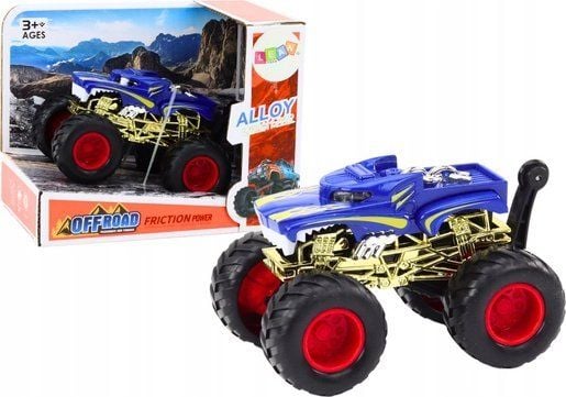 LeanToys Lekebil Terrengkjøretøy Store gummihjul Blå