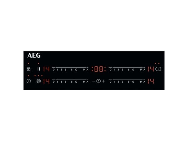 AEG HK654070IB - Keramisk komfyrtopp - 4 plater - Nisje - bredde: 56 cm - dybde: 49 cm - uten ramme - svart