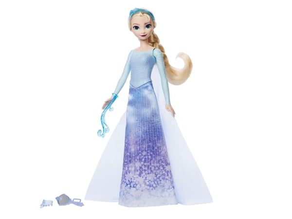 Disney Frozen SPIN & REVEAL Elsa, Motedukke, Hunkjønn, 3 år, Jente, 320 mm, 150 g