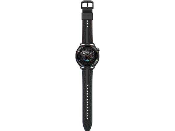 Xiaomi Watch S4 - Smartklokke med stropp - fluororubber, nylon - regnbue - håndleddstørrelse: 135-210 mm - display 1.43" - Bluetooth, NFC - 44.5 g