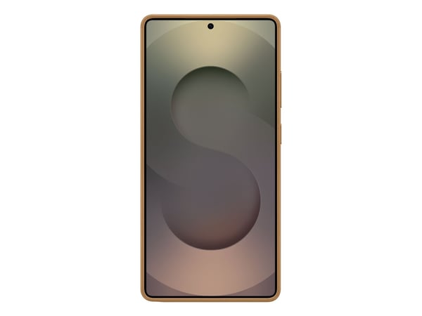Samsung EF-VS938 - Baksidedeksel for mobiltelefon - fauxlær - kamelhårfarget - for Galaxy S25 Ultra
