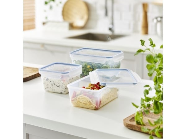 Rotho CLIC & LOCK, Container, Rektangulär, 0,75 l, Blå, Transparent, Plast, -20 ° C