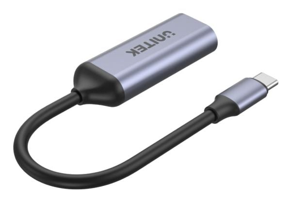 Unitek - Adapterkabel - USB-C hann til HDMI hunn - 15 cm - romgrå - 8K 60Hz støtte, DSC 1.2 support