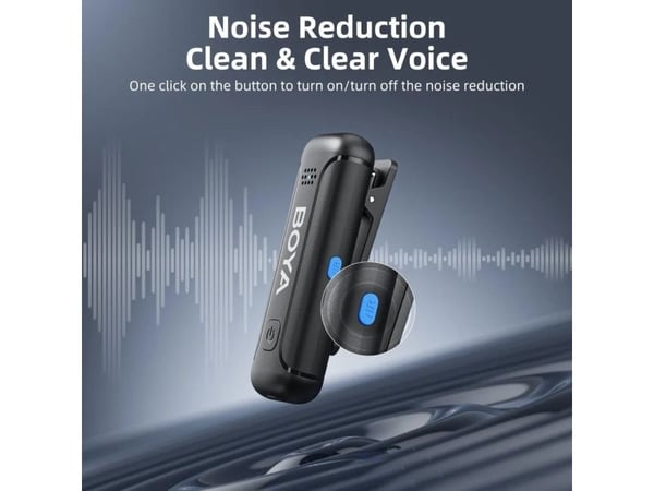 2.4G Mini Wireless Microphone for iPhone, iOS 1+2