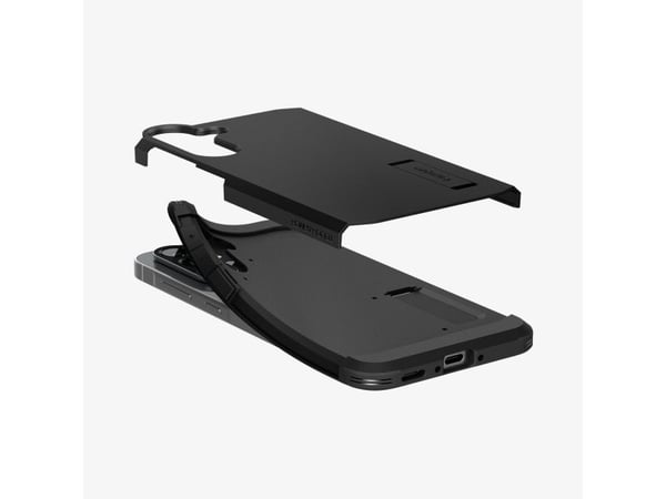 Spigen Tough Armor, Deksel, Samsung, Galaxy A56 5G, 17 cm (6,7"), Sort