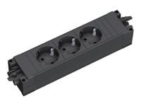 Bachmann 336.600, Musta, 3 AC-pistorasia(a), 230 V, 3680 W, 16 A