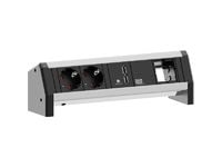 Bachmann DESK 1 - Pistorasia - AC 230 V - tulo: GST18i3 - lähtöliittimet: 2 - Saksa - musta, anodisoitu alumiini