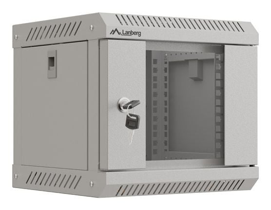 LANBERG 10" 4U 300X300 HARMAA LASIOVELLINEN ASENNUSTELINE (FLAT PACK)