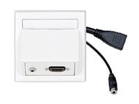 Wall Connection HDMI+ 3,5mm Stereo, Supports 4K*2K 60Hz