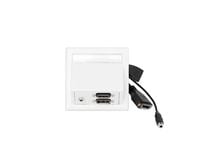 Vivolink WI221292, HDMI + DisplayPort + 3.5mm, Valkoinen, 10 g, 20 g
