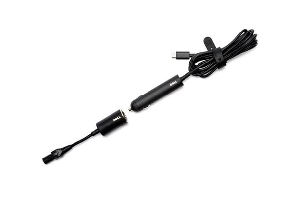 Dell - Strömadapter - bil / flygplan - 65 Watt - för Latitude 54XX, 55XX, 73XX, 73XX 2-in-1, 7410 2-in-1, 74XX, 7520; Precision 3560
