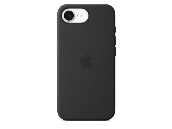 Apple - Baksidedeksel for mobiltelefon - silikon - svart - for iPhone 16e