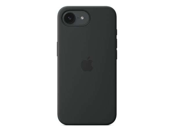 Apple - Baksidedeksel for mobiltelefon - silikon - svart - for iPhone 16e