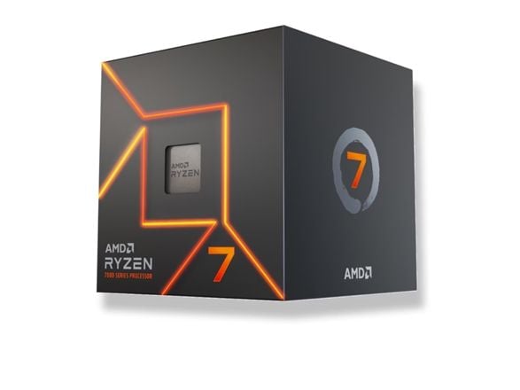 AMD Ryzen™ 7 7700 - 3,8 GHz/5,3 GHz - 8 ydintä - 16 säiettä - 32 Mt välimuisti - Kanta AM5 - Laatikko | AMD Wraith Prism