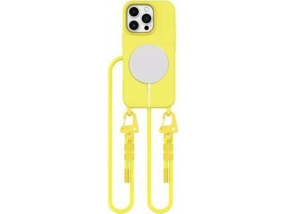 Tech-Protect MagNecklace MagSafe-etuiet med snor til iPhone 16 Pro Max gul