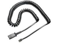 Poly - Headset-adapter - Snabburkoppling hane till mikrojack hane högervinklad - 45.7 cm - för Poly PTH100, PTH200; Supra PTH-100