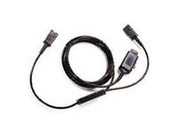 Poly Y Adapter Trainer - Jakaja kuulokkeille - Quick Disconnect to Quick Disconnect - Avaya M12; Poly A22, E10, M12, M22, MX10, P10, S20; Headset S...