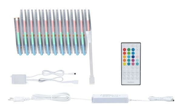 Paulmann 71198, Universell belysningslist, Atmosfär, Universal, Silver, Metall, Plast, IP20