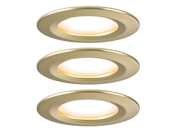Paulmann Nova Coin, Syvennysspottivalo, 1 lamppu(a), LED, 10 W, 2700 K, Kulta