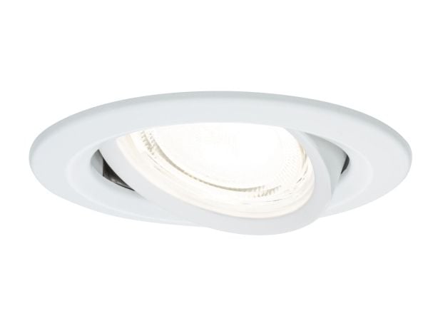 Paulmann Nova Coin, Innsunket spotlight, 3 ampuller, LED, 505 lm, Hvit