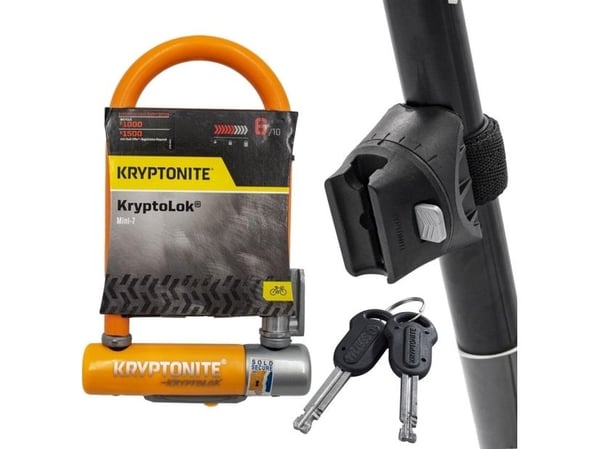 Kryptonite Kryptolok 2 Mini 7 U-lås, oransje