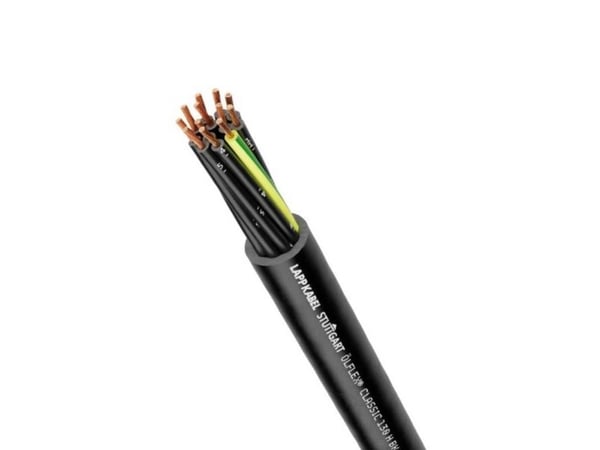 Lapp ÖLFLEX CLASSIC 130 H BK 0,6/1 kV, Keskijännitekaapeli, musta, kupari, 1,5 mm², 57,6 kg/km, -25 - 70 °C