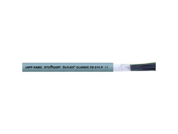 LAPP 26356/50 Vetoketjujohto ÖLFLEX® CLASSIC FD 810 P 18 G 1,5 mm² Harmaa 50 m