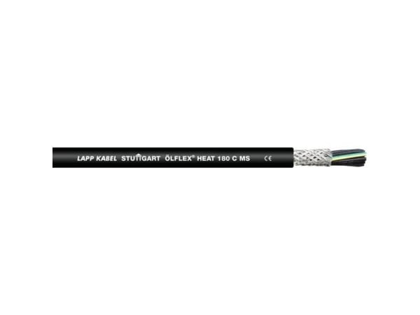 LAPP ÖLFLEX® HEAT 180 C MS Korkean lämpötilan kaapeli 7 G 1 mm² Musta 46712-100 100 m