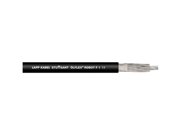 LAPP 29624/50 Kabel för bogseringskedja ÖLFLEX® ROBOT F1 4 G 1,5 mm² Svart 50 m