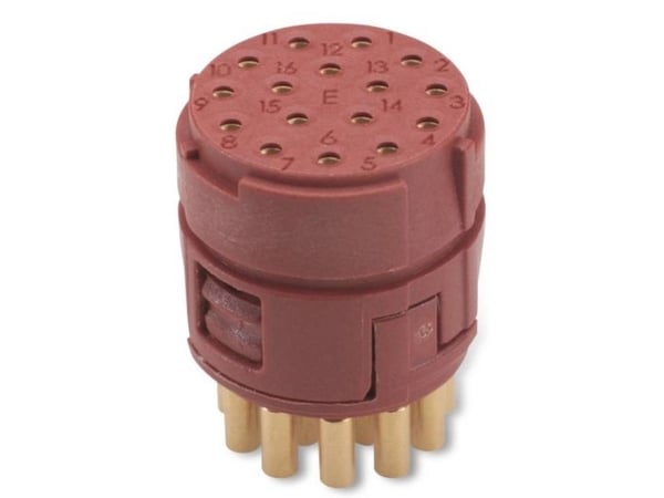 Lapp EPIC SIGNAL M23, Rett, Hunkjønn, 100 V, 7 A, Brun, Metall