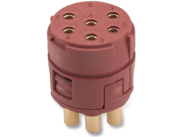 Lapp EPIC SIGNAL M23, Rett, Hunkjønn, 150 V, 18 A, Brun, Metall