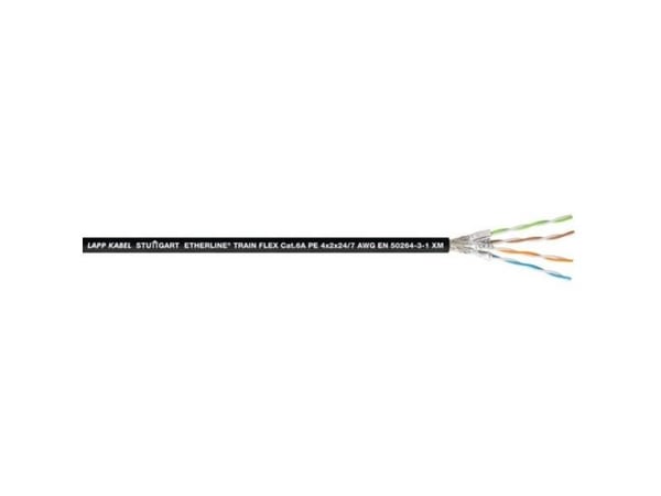 LAPP 2170908/100 Virtajohto ETHERLINE® TRAIN FLEX Musta 100 m