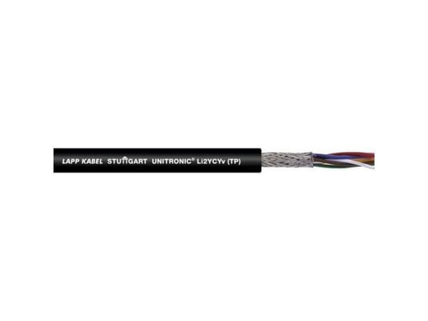 LAPP 31360/100 Datakabel UNITRONIC® Li2YCYv (TP) 2 x 2 x 0.5 mm² Sort 100 m