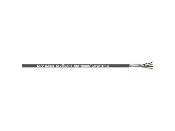 LAPP 66232-152 datakabel UNITRONIC® LiYCY (TP) A 2 x 2 x 0,23 mm² mörkgrå 152 m