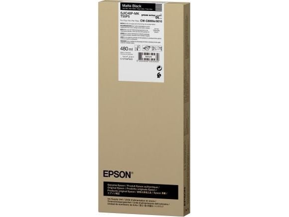 Epson SJIC48P-MK, Mattamusta, 480 ml, 1 kpl, Kertapakkaus
