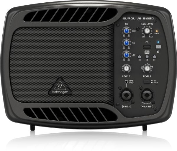 Behringer B105D, Koko alue, Langallinen & langaton, 50 W, musta