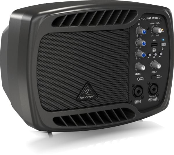 Behringer B105D, Koko alue, Langallinen & langaton, 50 W, musta